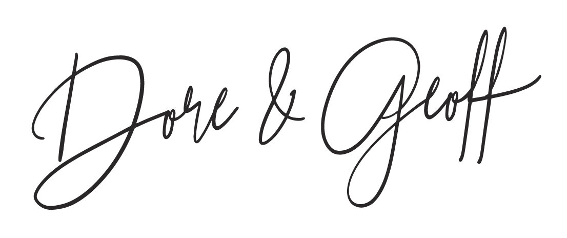 Dore & Geoff Baker Logo Script